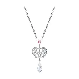 Колье 94071055 серебро Корона_0