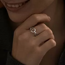 Кольцо 94013759 серебро эрмес_1