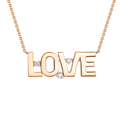 Колье 4020-510 золото LOVE