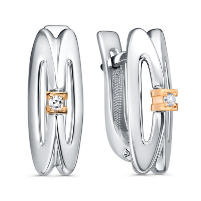 Серьги 12-980-1000 серебро