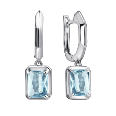 Серьги подвесные 02-4431.00ТБ-00 серебро