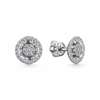 Серьги пусеты 24415-200 золото