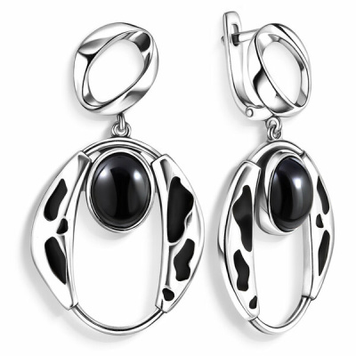 Серьги подвесные 1048512-05290-Y серебро