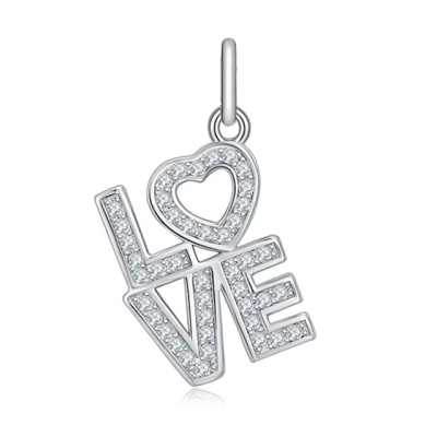 Подвеска LLP442 серебро LOVE