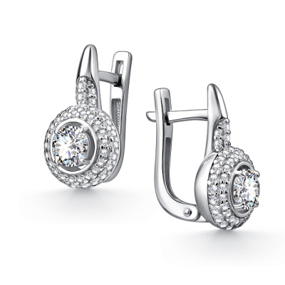 Серьги 02-4847.00ГХ-00 серебро