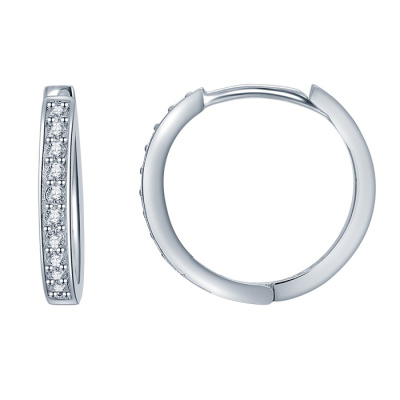 Серьги конго LLE590 серебро Дорожка