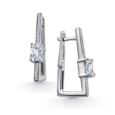 Серьги 02-5200.00КЦ-00 серебро