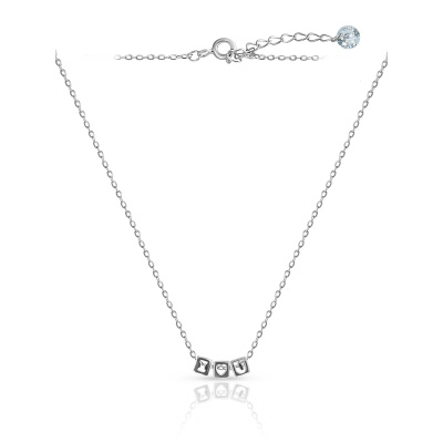 Колье 54203 серебро I Love You