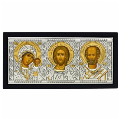 Икона автомобильная 85400.1 ювелирный сплав Триптих