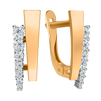 Серьги 01-218890 золото
