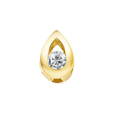 Подвеска бегунок 34-63-0036-00 золото Капля
