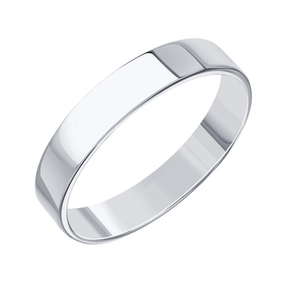 Кольцо обручальное гладкое Т300011469 золото шайба