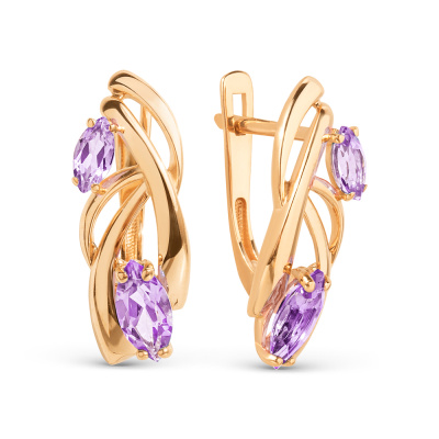 Серьги 023262-1340 золото