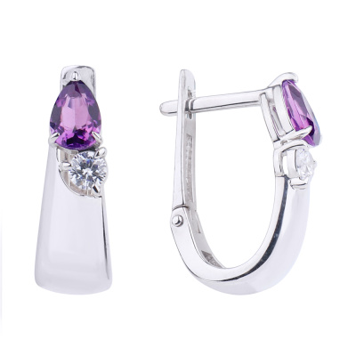 Серьги 209371-001-0019 серебро