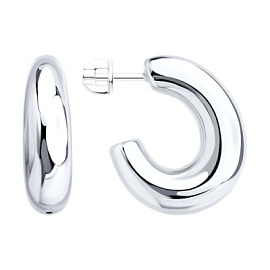 Серьги 94027268 серебро