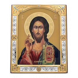 Икона SA7014.4O ювелирный сплав Иисус Христос