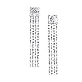 Серьги подвесные 02-5115.0000-00 серебро