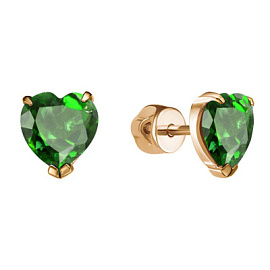 Серьги пусеты 8604-2 тур золото