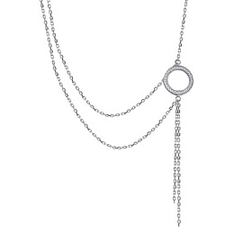 Колье 06-5181.00КЦ-00 серебро Круг