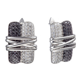 Серьги 20С153500 серебро