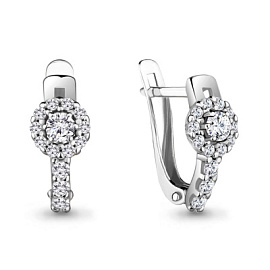 Серьги 48480А.5 серебро